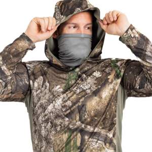 Green Camo Fleece Hoodie para Hombre-Material de Alto Rendimiento con Capucha Ajustable con Cremallera Completa Frontal y Bolsillos Espaciosos para - Product Image 1