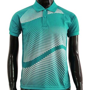 Conception personnalisée OEM pour hommes, polos en coton de haute qualité, vêtements d'été à manches courtes grande taille, sublimation numérique respirante - Product Image 3