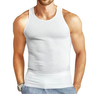 Débardeur d'entraînement de gymnastique sans manches pour hommes personnalisé vêtements de fitness tricotés gilets décontractés pour musculation débardeurs à vendre - Product Image 4