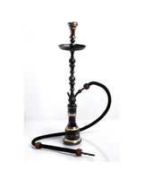 Vente en gros usine Narguilé moderne en verre de grande taille avec miroir, ensemble de chicha de bar, design personnalisé, aluminium de luxe FALAH HH50