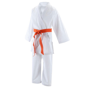 100% algodón hecho a medida artes marciales Taekwondo Karate uniforme lucha entrenamiento uniforme servicio personalizado diseño OEM - Product Image 3