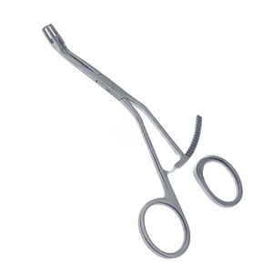 Surgiright alta calidad pequeña 14cm hueso abrazadera ligera curva ortopedia Manual fuente de alimentación instrumentos veterinarios ISO aprobado - Product Image 1