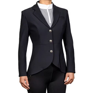 Chaqueta clásica para espectáculos ecuestres, abrigo para competición ecuestre, corte profesional a medida, tejido transpirable y duradero, elegante y con estilo. - Product Image 1