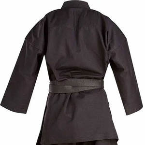 Prix d'usine, vente en gros, ensembles de kimonos de judo unisexes / Haute qualité, 100% coton, respirant, léger, séchage rapide, devant - Product Image 5