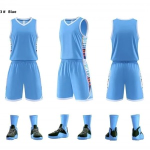 Vêtements de basket-ball nouvel ensemble d'uniformes de basket-ball pour hommes et femmes imprimé maillot de compétition été enfants formation Camp équipe gilet - Product Image 2