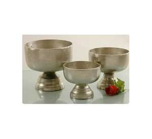 Cuenco para servir de acero inoxidable y latón para el hogar, restaurante y hostelería, cuenco decorativo para frutas y chocolate - Product Image 4
