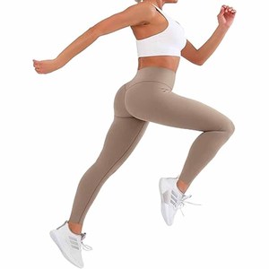 Leggings de sport pour femmes de qualité supérieure Leggings de sport sans couture taille haute Pantalon élastique Scrunch Butt Yoga Leggings - Product Image 3