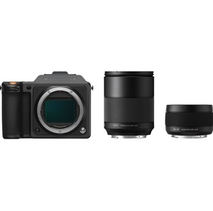 ชุดกล้องมิเรอร์เลสขนาดกลางระดับมืออาชีพ พร้อมเซ็นเซอร์ 100MP และชุดเลนส์ถ่ายภาพบุคคลน้ำหนักเบา (45 มม. f/4 P + 80 มม. f/1.9) - Product Image 3