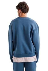 Custom Logo <b>Wholesale</b> Oversized Sweatshirt for Men 100% Cotton High Quality GSM Streetwear - Product Image 3