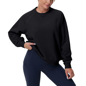 High Quality Custom Logo Oversized Women's <b>Sweatshirt</b> For Sale <b>Long</b> Sleeve Casual Wear Women Pullover <b>Sweatshirts</b> - Product Image 4