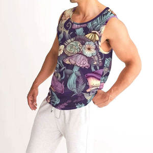 Camiseta sin Mangas de Punto Casual y Moderna para Hombre, Sublimada, de Alta Calidad, 100% Algodón, Transpirable y de Secado Rápido - Product Image 3