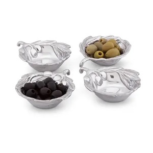 Hot Selling High Quality Decorative Fruit Serving <b>Bowl</b> hand made <b>With</b> golden plating Finishing & Aluminum Metal Stand - Product Image 5