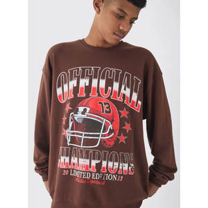 Vente en gros streetwear sweats à capuche surdimensionnés pull-over vierge personnalisé sweat à capuche en coton épais grande taille sweat-shirt pour hommes - Product Image 3