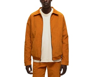 Chaqueta de lona pesada de alta calidad OEM, chaqueta de trabajo de algodón, ropa de calle, chaqueta con cremallera y logotipo bordado personalizado para hombre - Product Image 3