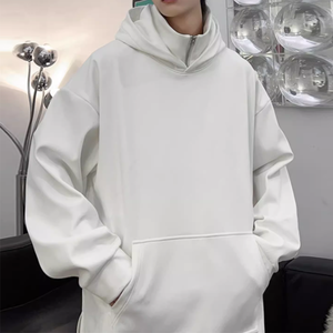 เสื้อสเวตเตอร์มีฮู้ดปักลาย3D แบบลำลองของผู้ชายใส่ในฤดูร้อนเสื้อสเวตเชิ้ตแบบ135Gsm ผ้าถักลายตัวอักษรแขนสั้นบริการ OEM แบบดิจิตอล - Product Image 3