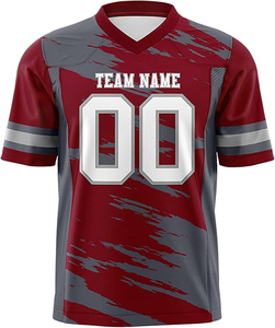 Vente en gros 2025 Nouvelle Arrivée Maillot De Football Américain Chemises Sublimation Rétro Maillot De Football T-shirt Hommes Maillot De Football Porter - Product Image 1