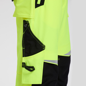 Pantalones de Trabajo de Seguridad con Cinta Reflectante de Dos Colores, Certificación CE, Transpirables, de Poliéster, con Bolsillos Tipo Holster, Uniformes de Trabajo de Invierno para Hombre, Personalizables - Product Image 2