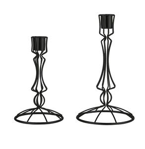 Matte Black Contemporary Design <b>Candle</b> Stands Premium Metallic Decorative <b>Candle</b> Holder High Demanding <b>Taper</b> <b>Candle</b> Stick Stands - Product Image 1