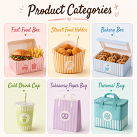 Boîte à biscuits en kraft personnalisée écologique, pour desserts, brownies, bâtonnets de churros, emballage alimentaire de qualité supérieure avec logo OEM