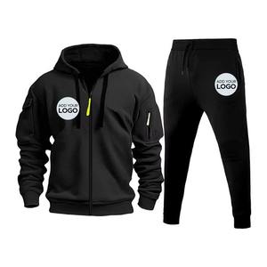 Chándales de Forro Polar Lisos Hechos a Medida para Hombre, Chándal Ajustado para Hombre, Ropa Deportiva Personalizada para Adultos, Nuevo Diseño - Product Image 6