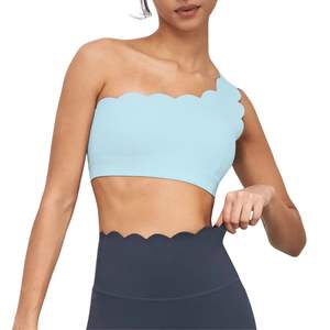 Sujetador Deportivo de un Solo Hombro, Suave como la Mantequilla, Personalizado al por Mayor para Mujer, de Secado Rápido, de Alto Impacto, para Gimnasio, Yoga y Correr - Product Image 1