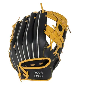 Hochwertige Baseball handschuhe machen Ihr eigenes Logo neue Baseball handschuhe neue Mode Großhandel Baseball-Schlag handschuhe am besten