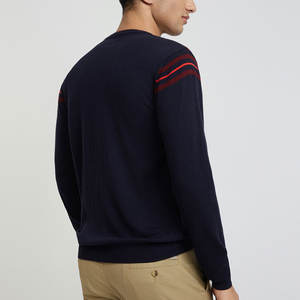 Nouveaux pulls pour hommes de couleur unie de haute qualité chandails pour hommes élégants et à la mode avec service OEM - Product Image 2