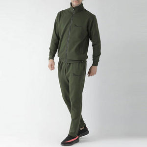 Nouveau survêtement pour homme élégant et ajusté, 100% coton molletonné, fermeture éclair, design respirant, logo personnalisé vierge, survêtement pour homme - Product Image 3