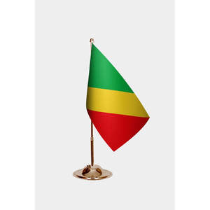 Bandera de Escritorio Personalizada del Congo de 3x5 pies, Impresión Digital en Satén, Plástico, Poliéster, Seda, para Seguros Automotrices, Logotipo Personalizado - Product Image 2