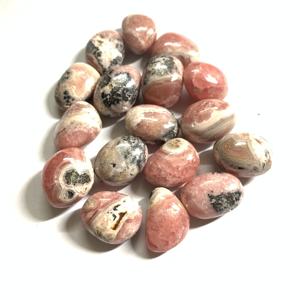 Wholesale High Quality IGCI Certified Natural <b>Pink</b> Rhodochrosite Tumbled Stone Crystal Gemstone for <b>Healing</b> - Product Image 2