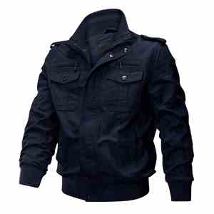 Wholesale Classic Modern Fashion Outdoor <b>Men's</b> Denim <b>Jacket</b> Top Quality Cotton <b>Canvas</b> Casual Sportswear <b>Jackets</b> For <b>Men</b> - Product Image 2