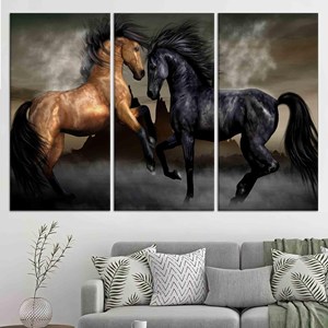Arte en lienzo impreso elegante: decoración moderna para casa de campo, JUEGO DE 3 LIEZNAS - Product Image 1
