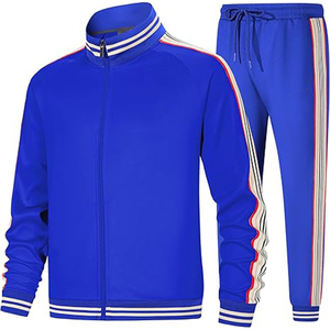 Ensemble de survêtement d'hiver pour homme TBF-098 – Tissu extensible anti-transpiration 100 % coton molletonné, taille élastique, élégant et durable - Product Image 2