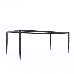 Muebles de Oficina para Ministros, Mesa de Reuniones de 200x100cm, Madera Contrachapada con Revestimiento de Melamina, Características Ajustables, Sistema HBCN023 Cone II - Product Image 6