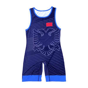 Vêtements de sport à compression, impression par sublimation, qualité supérieure, maillots de lutte, style avec votre propre logo, uniforme de lutte pour adultes - Product Image 1