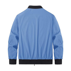 Premium Custom Men's Bomber Jackets Classic Trending High Street Stand Comfortable Long Sleeve Loose Fit Winter Custom Logo - Product Image 2