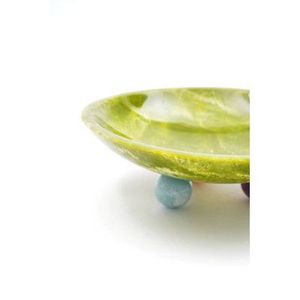 Customize Colorful Handmade Durable Full Resin Bowl with Base for Chocolate Candy Sweets & Jewelry-Modern Luxury Lavable Washer - Product Image 3