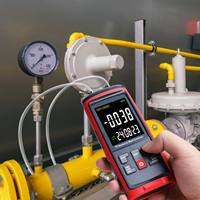 Manomètre de pression d'air numérique Portable de haute précision 50Kpa grand LCD Max Min Avg manomètre différentiel de pression manomètre d'enregistrement de données