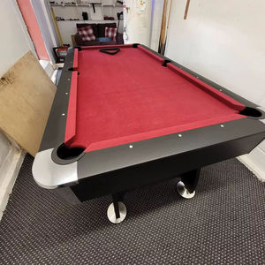 Mesa de Billar Americana Plegable de Madera Sólida de 8 Pies Personalizada, con Cojín y Bolsillos para Retorno Automático de Bolas, Mesa de Billar Americana Plegable Profesional - Product Image 6