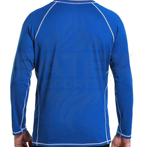 Rashguard MMA unisexe à manches longues, compression respirante, séchage rapide, UPF50+, hauts d'entraînement de gym, course à pied pour hommes et femmes - Product Image 6