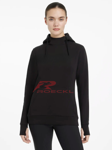 Sudadera con capucha prémium para montar a caballo para mujer, venta al por mayor, tela suave y duradera de secado rápido, forma ergonómica, deportes ecuestres con estilo - Product Image 5