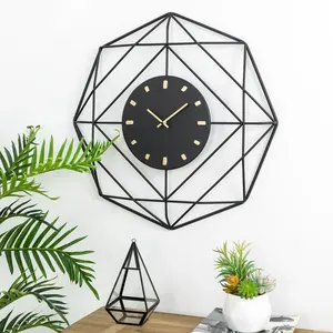 Hot Selling Quality Premium Luxury Metal Wall <b>Clock</b> Latest Design Modern Look Metal Wall <b>Clock</b> for Home Living Room Decor - Product Image 5
