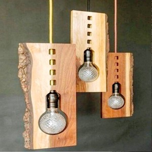 Lampe de table en bois PRODUIT DE VENTE CHAUDE Lampe de table en bois ARTISANAT - Product Image 5