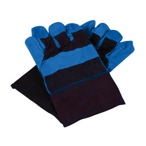 Guantes de trabajo de seguridad de cuero de vaca de alta calidad Protección industrial para manos y brazos Diseño de aparejo canadiense - Product Image 2