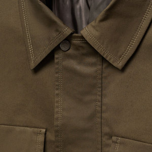 2024 Premium Custom Wholesale <b>Men's</b> Cotton Canvas <b>Jackets</b> High Quality Outdoor Street Wear Breathable Quick Dry Front Low MOQ - Product Image 6