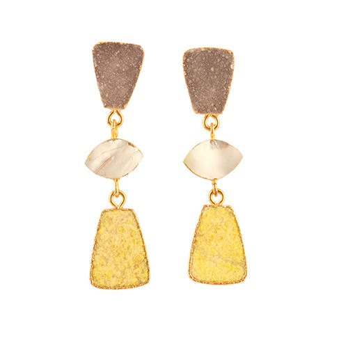 Sky Blue, White, Yellow