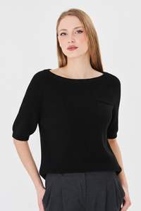 Suéter de Punto para Mujer, 100% Algodón Orgánico, Holgado, Transpirable, Suave y Cálido - Product Image 4