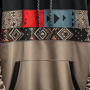 Sudaderas con capucha cómodas para hombre de alta calidad con logotipo personalizado Ropa de invierno con diseño de logotipo frontal con cuello con capucha - Product Image 2