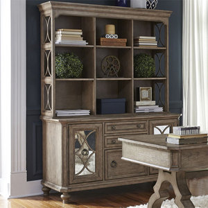Modern Wood Finish Rectangular Computer <b>Desk</b> for Home Office Executive Study Table with Storage - Product Image 2
