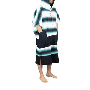 Organic Material Custom Logo Cotton and Surf Hooded <b>Towel</b> <b>Poncho</b> Eco-Friendly Latest Design - Product Image 3
